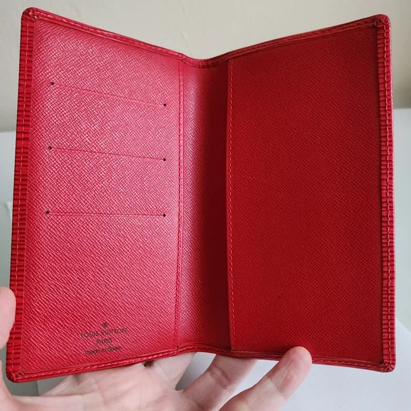 Louis Vuitton Red Epi Leather Wallet - Picture 3 of 9